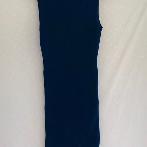 Ribbed Turtleneck Sweater Dress - Picture 1 of 1